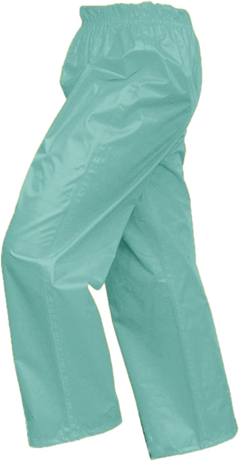 Kids Boys Girls Waterproof Rain Pants Lightweight Windproof Elastic Waist Rain Pants Toddler Outdoor Hiking Trousers