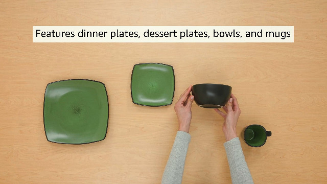 Amazon.com | Gibson Elite Soho Lounge 16 Piece Dinnerware Set