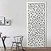 Door Mural For Interior Doors 3D European Style White Relief Removable Wallpaper Poster Wall Art Stickers Door Stickers For Nursery Kitchen Kids Bedrooms Office Home Decor  80 X 200 Cm