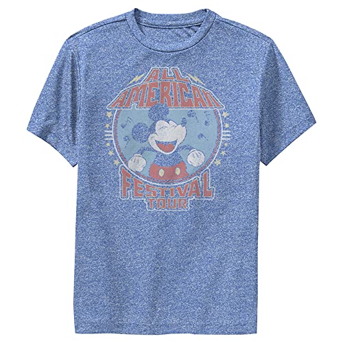 T-shirt performance Mickey idéal pour le sport et l'école en taille L