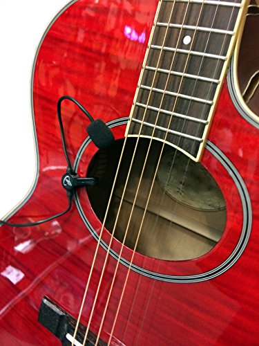 The Feather Gypsy Jazz Guitar Pickup with Flexible Micro-Gooseneck by Myers Pickups