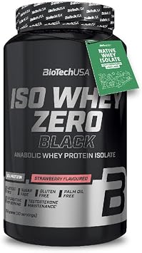 BioTechUSA Iso Whey Zero Black, Strawberry - 908g