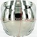 Bubble Shield and Adapter Flip Up Base for 3-Snap Helmet (Chrome Mirror)