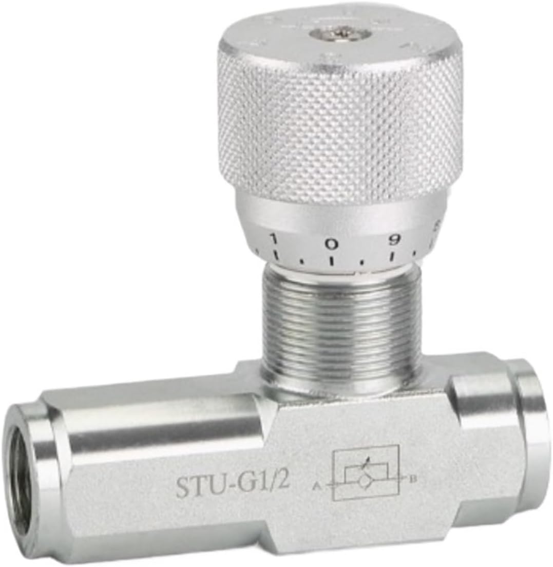 Flow Control Valve STU Hydraulic Throttle Valve One-way STU-G1/4 STU-G3/8 STU-G1/2 STU-G3/4 STU-G1(1/4")