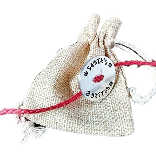 Personalised Santa's Lost Button Decoration Keepsake Christmas Eve Box