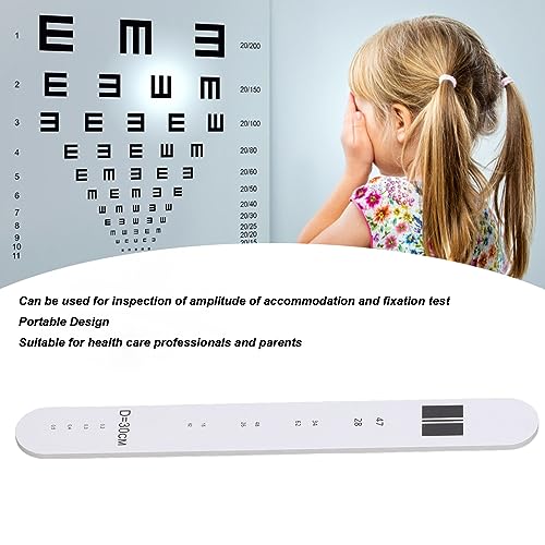 Optometrie-Fixierstab, Professioneller Sehtester für Kinder, Fixierstab, Helle Farbe, Cartoon-Muster, Seh-Optometrie-Testkarte
