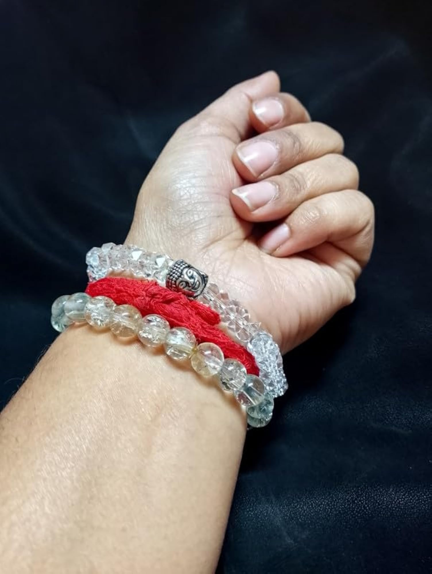 Genuine Sphatik Diamond Cut Bracelet, Best Combo