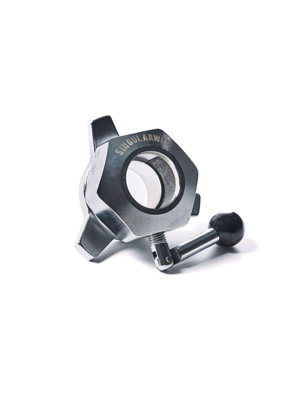 SINGULARWOD Cierre Powerlifting (par). Cierres olímpicos. Cierres Barra olímpica para Agarre Discos Pesas. Pinzas de Agarre Barra. Bloqueador Discos en Barras. Cierres 2,5 Kg. Cierres Bloqueadores