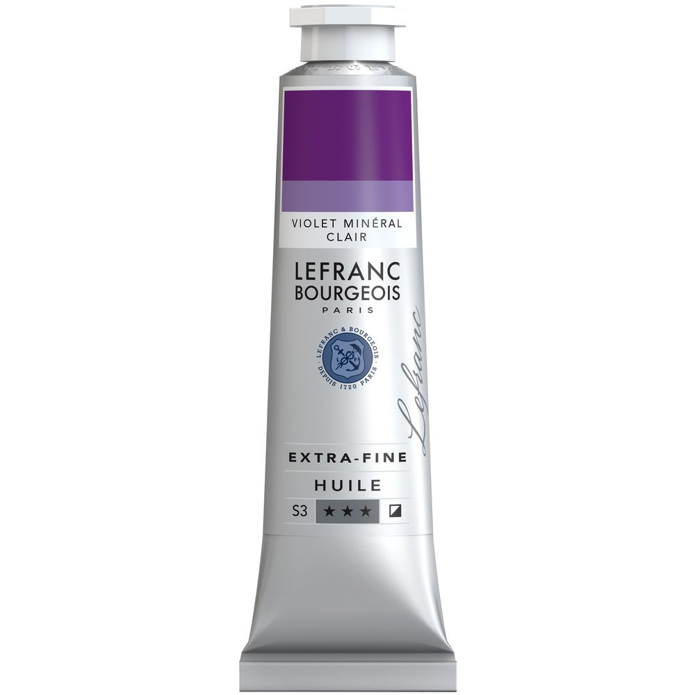 Lefranc Bourgeois Extra Fine Oil Paint Mineral Violet Light 40ml For Artists