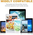 Stylus (7 Pcs), 2-in-1 Stylus stylo pour écran tactile, haute précision et sensibilité, Style stylo pour iPad, iPhone/Samsung/Android Smartphone et tablettes, compatibles avec tous les écrans tactiles
