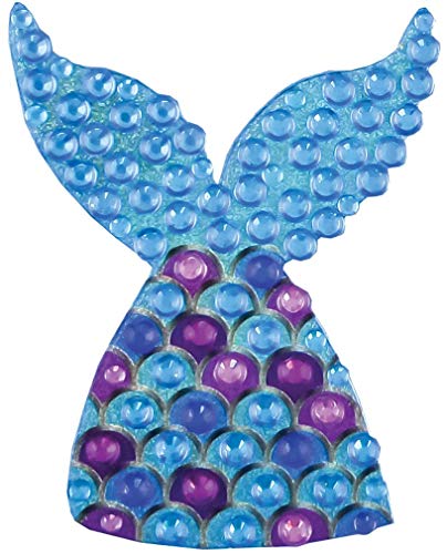 iscream Sparkly Rhinestone Mermazing Mermaid Tail 2" Mini Vinyl Cling Decal