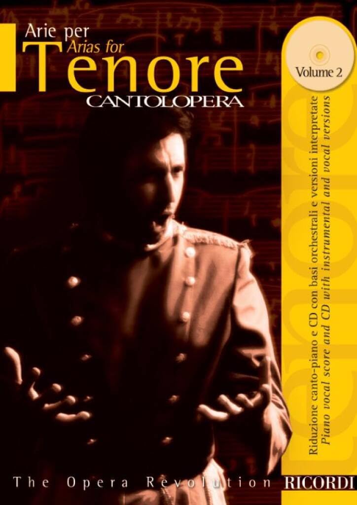 Cantolopera: Arie Per Tenore Vol. 2 Per Voce E Pianoforte +CD