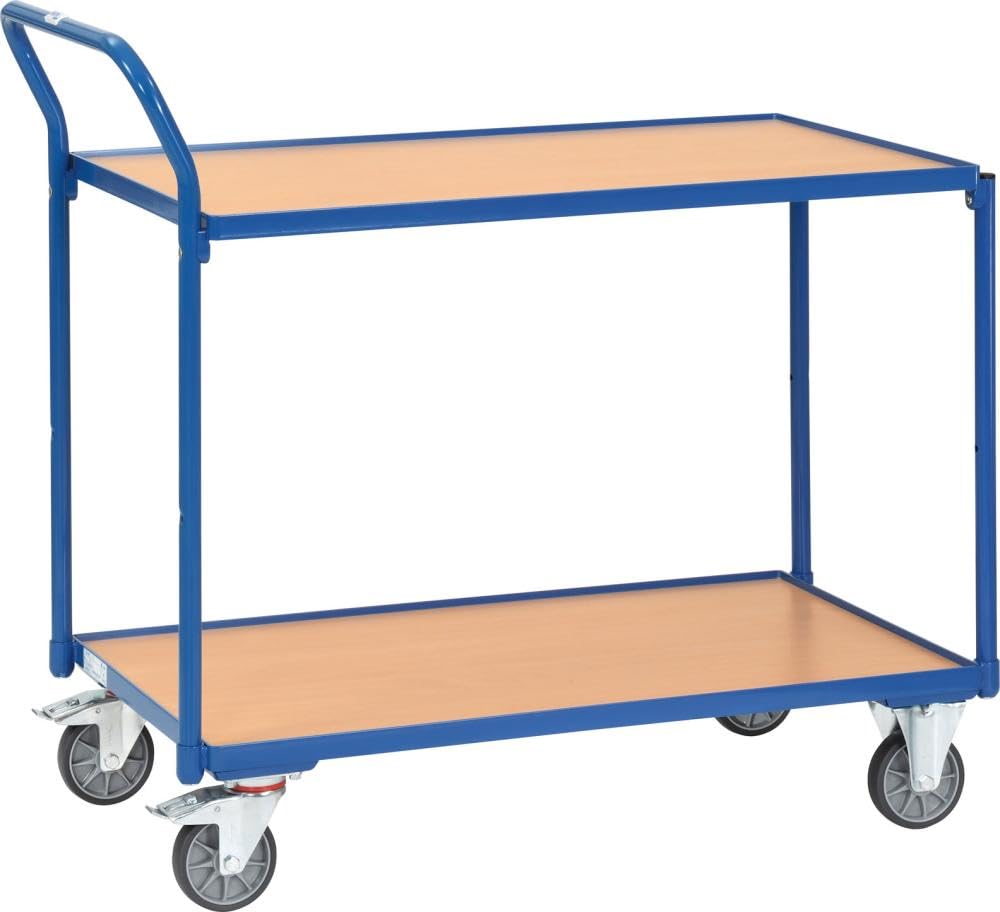 Fetra Transportgeräte mtpfg2742 Wagen Tablett Griff schräger Schneide, 2 randlos 1000 mm x 600 mm Plattform