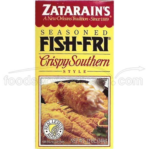 Zatarains Breading Crispy Seasoned Fish Fry, 12 Ounce 12