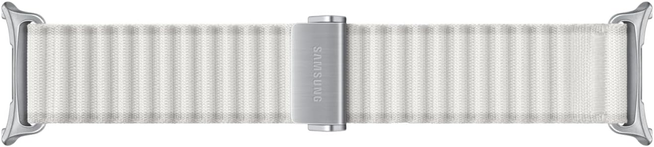 Samsung Trail ET-SVL70 Watch Strap for Galaxy Watch Ultra, Breathable Strap, Original Accessories, Soft Material, Good Fit, Hook Closure, White