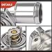 A-Premium Upgrade Aluminium Engine Thermostat Housing Assembly with O-ring Compatible with Jeep Cherokee 2014-2022 & Dodge Grand Caravan 2011-2020, Journey, Avenger & Chrysler 200 & Ram & Volkswagen