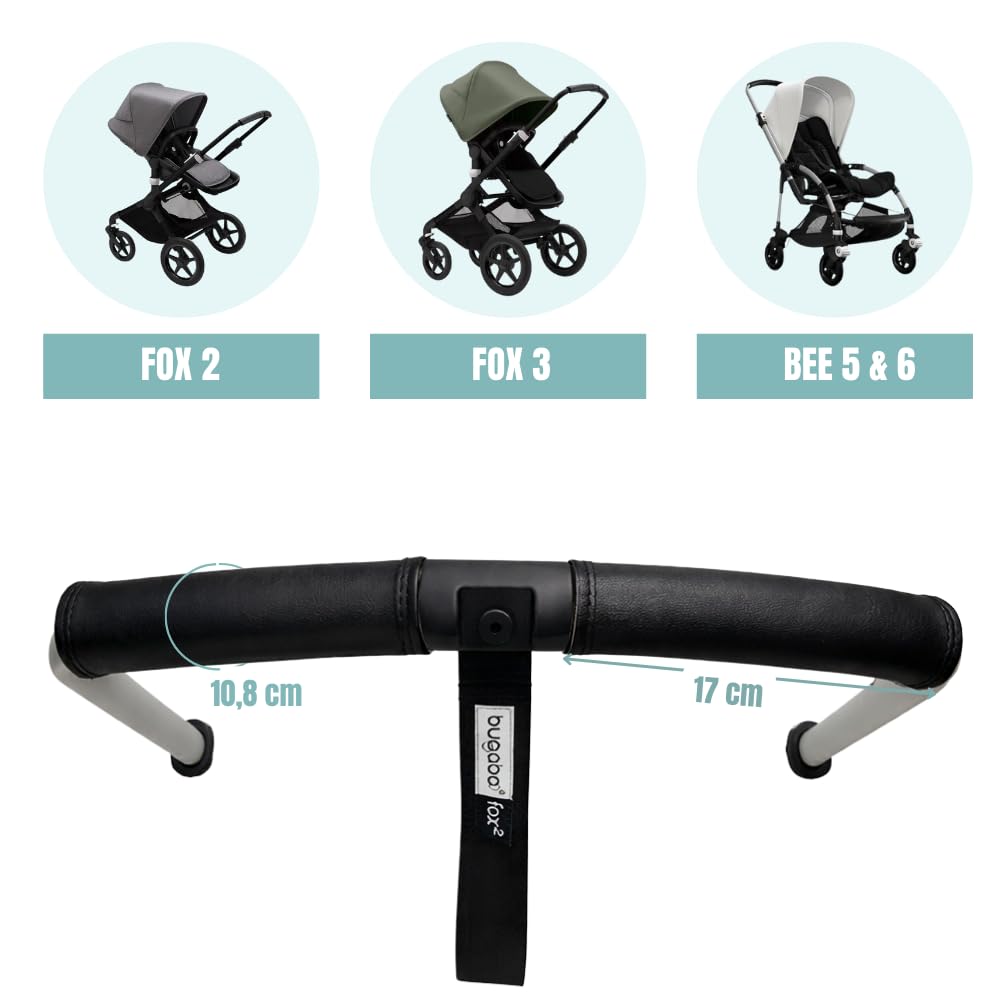 Housses De Guidon En Similicuir Pour Bugaboo Donkey 3 Et 5 - Protection Anti-Rayures, Fabriquées En Espagne