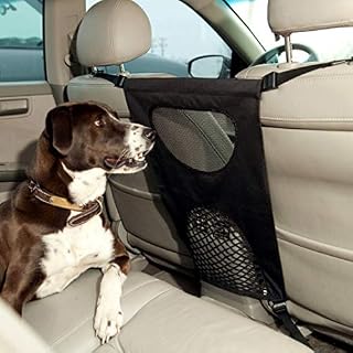 GoodStore Dog Barrier, Pet Dog Car Barrier Seat Mesh Obstacle, Oxford Cloth Dog