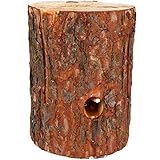 com-four® Schwedenfeuer mit Anzünddocht, Finnenfackel für Lagerfeuerromantik und als Outdoor Kochstellen, Baumfackel, Gartenfackel