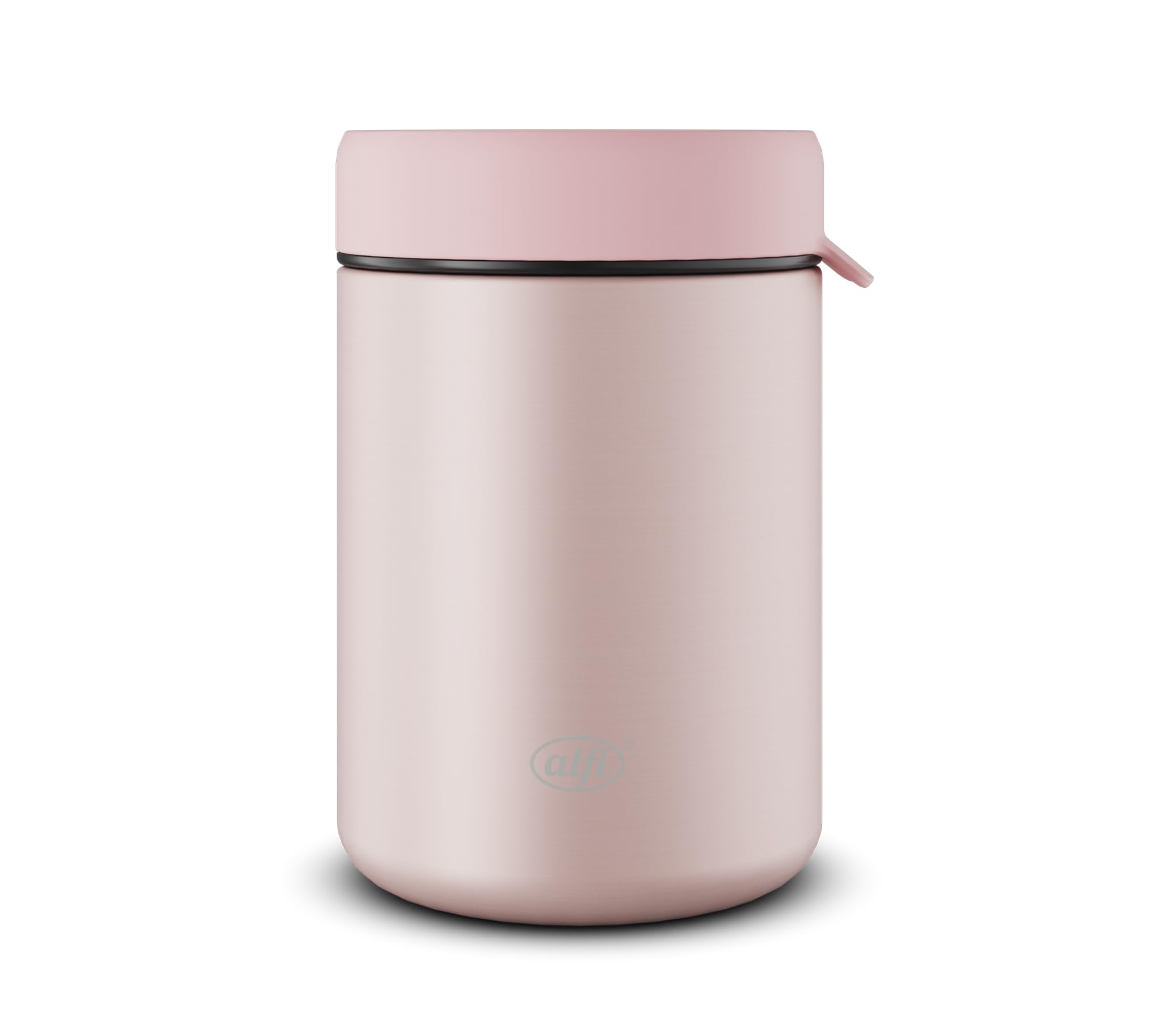 alfi ISO FOOD MUG 350ml, rosa rose, Edelstahl Thermobehälter für Essen, Isolierbehälter für Suppen, Salat, Müsli to go, hält 5 Stunden warm, 10 Stunden kalt, spülmaschinenfest, BPA-frei