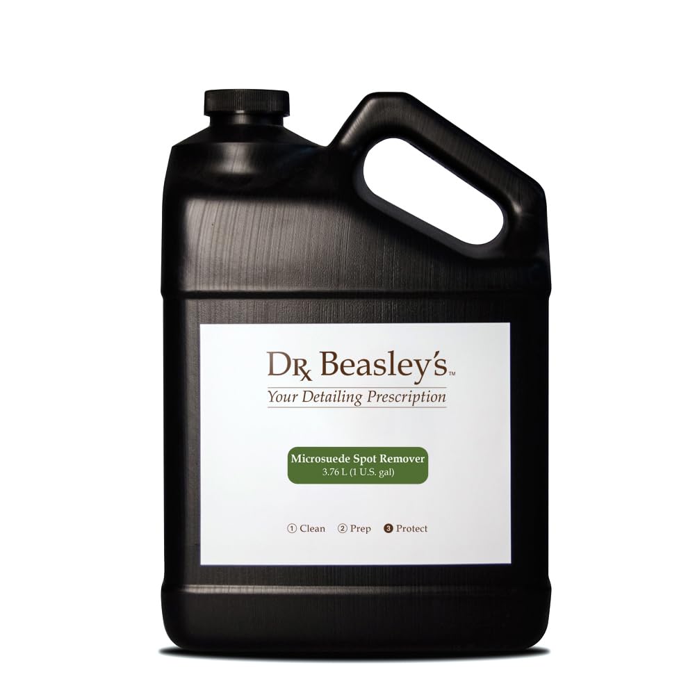 Dr. Beasley'sMicrosuede Spot Remover 1 gal - Specially Formulated for Faux Suedes, Preserves Softness, Wipe Away Ink, Dye Transfers, Stains