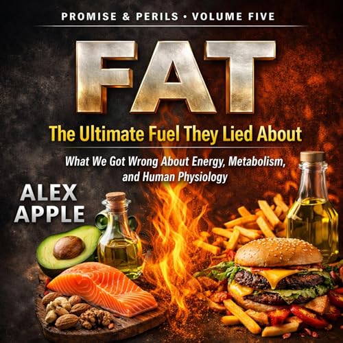 Fat: The Ultimate Fuel They Lied About Audiolibro Por Alex Apple arte de portada