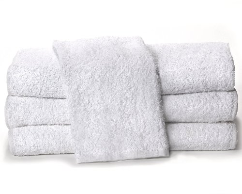 Towels by Doctor Joe D-15253-WI White 15" x 25" China Soaker, Pack of 12