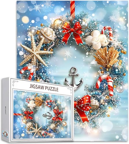 Navidad Puzzle 5000 Piezas Adultos, Puzzle Sueño Patrón Diseño, Jigsaw Adultos, 5D DIY Artesanía Familia Actividades con Embalaje de Caja de Regalo, Home Room Wall Decor, Regalo 156x105cm, Model644