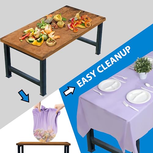 Nappes jetables EDI en lot de 12 grand format rectangulaire - 6
