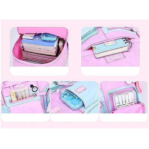Mochila escolar para niños y niñas de nailon impermeable 6