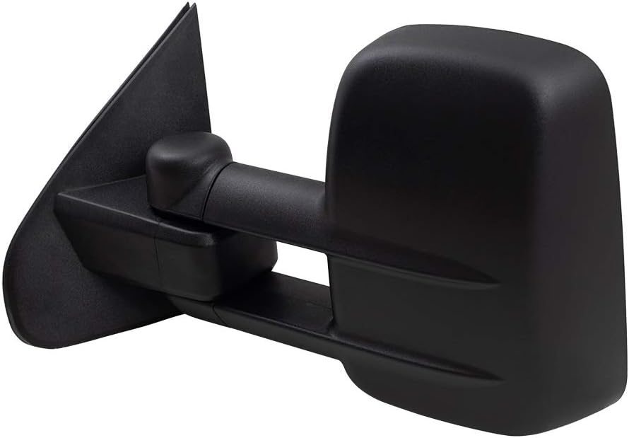 Brock Replacement Driver Manual Side Door Tow Mirror with Telescopic Dual Arms Compatible with 2014-2018 Silverado Sierra 2019 LD/Limited Pickup Truck 22820395