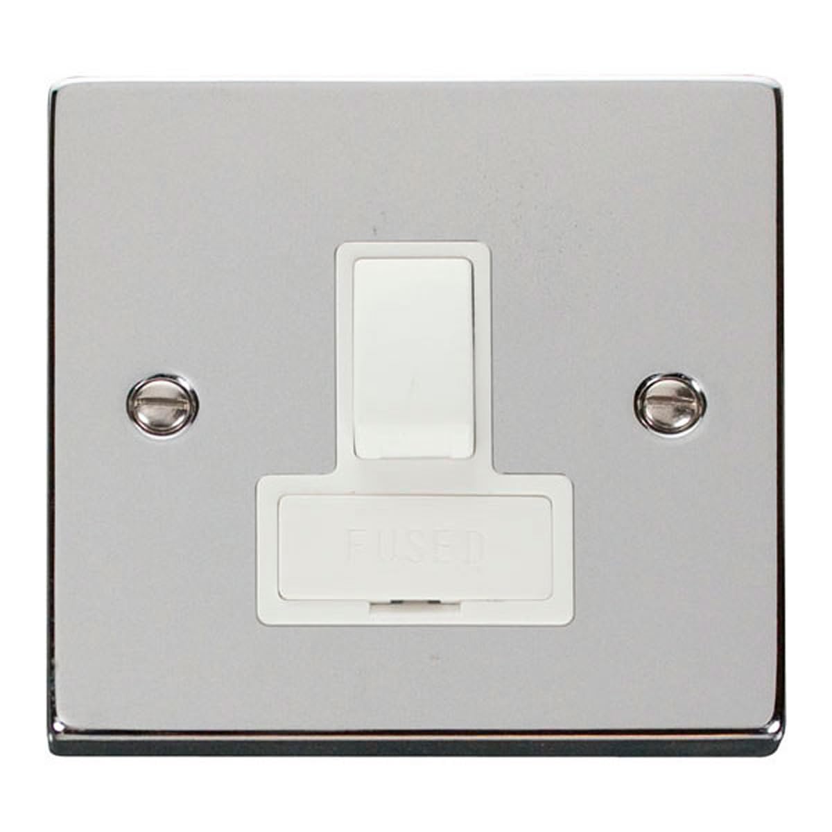 Click Polished Chrome 13A Fused Connection Unit Switched