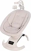 Mastela Cadeira Bebê Balanço Automático Multimotion Lullaby Orbit Bluetooth, Músical, Bege - Até 15kg