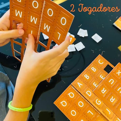Jogo infantil Forca Tabuleiro Pirata, Educativo e Divertido para Brincar com Amigos e Família- Colun