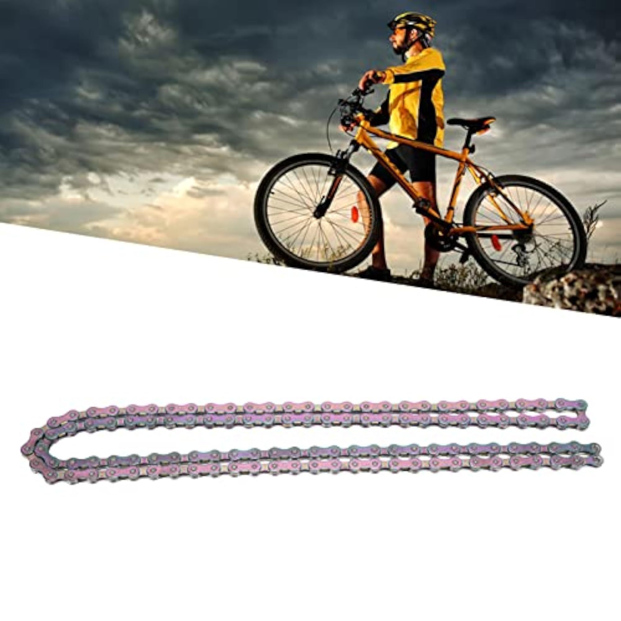 116 Links Chain for Outdoor Cycling, High Strength