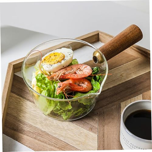 Olla de leche de vidrio para comida de bebés y sopa en estufa 7