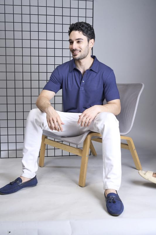 Image of Interwove Bamboo Knitted Polo T-Shirt