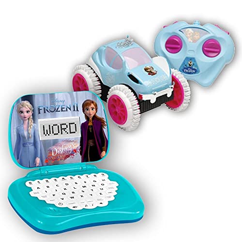 KIT VEICULO GIRO GELADO - FROZEN + LAPTOP DA FROZEN - BILINGUE