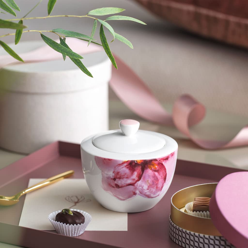 Villeroy & Boch Rose Garden schaal, 2500 ml, wit/roze : Villeroy & Boch