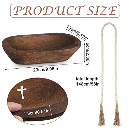 Cuenco decorativo de madera Kathfly para conectar con la fe y la oración 3