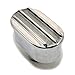 Assault Racing Products A06611 Retro Satin Finned Polished Aluminum Valve Cover Breather Push In with Raised Fins