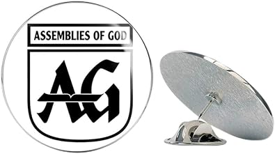 Religious Christian Assemblies of God Metal 0.75" Lapel Hat Pin Tie Tack Pinback