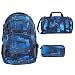 Produktbild coocazoo MATE Schulrucksack-Set 3tlg inkl. Sporttasche und Schlamperbox (Deep Matrix)