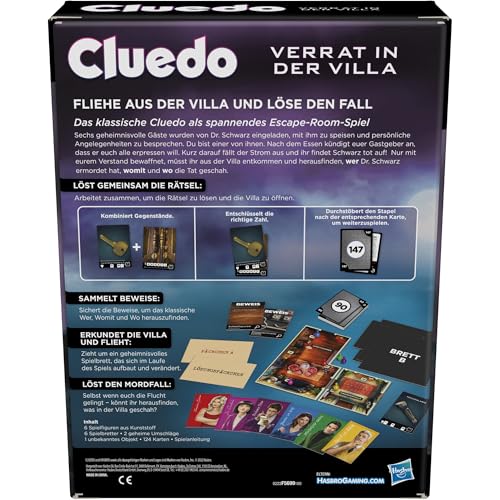 Hasbro Cluedo Escape F5699100 - vue 5