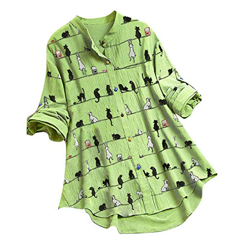 Pottseth Womens Shirt Long Sleeve Casual Womens Loose Blouse Long Sleeve T Shirts Twist Knot Casual Tops