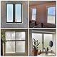 Windimiley Fensterfolie Blickdicht Selbstklebend,Sichtschutz mit UV-Schutz Sonnenschutz Fenster,Milchglasfolie Statisch Haftend für Zuhause Büro Marokkanische Linien 90 x 200 cm