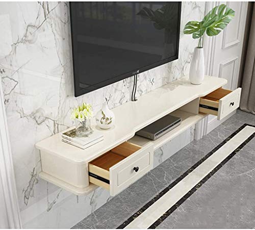 Schwimmdock Regal Wand- TV-Regal-Wand schwimmendes Regal TV Schrank Regal Rack Cabinet Media Entertainment Console Gaming Console Multipurpose