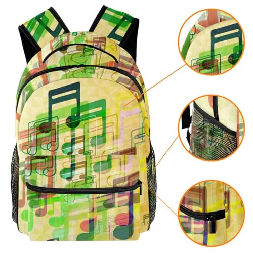 Sac à dos de voyage décontracté multicolore pour lycéenne et loisirs - 3