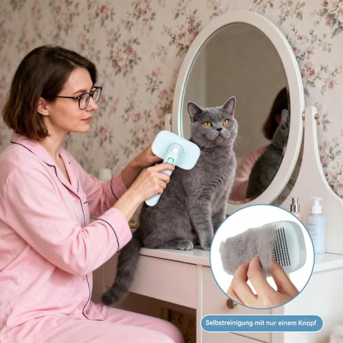Brosse pour chien contre la perte de poils et massage pour sous-poil lâche - 2