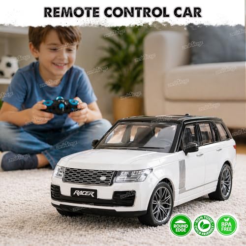 Image of Zest 4 Toyz Remote Control Car Toy for Kids Adults| 1:16 Scale SUV with Realistic Interior | Rechargeable | USB Charging Cable | High Speed Racing Drift RC Car with LED Lights & Sound | Birthday Gift